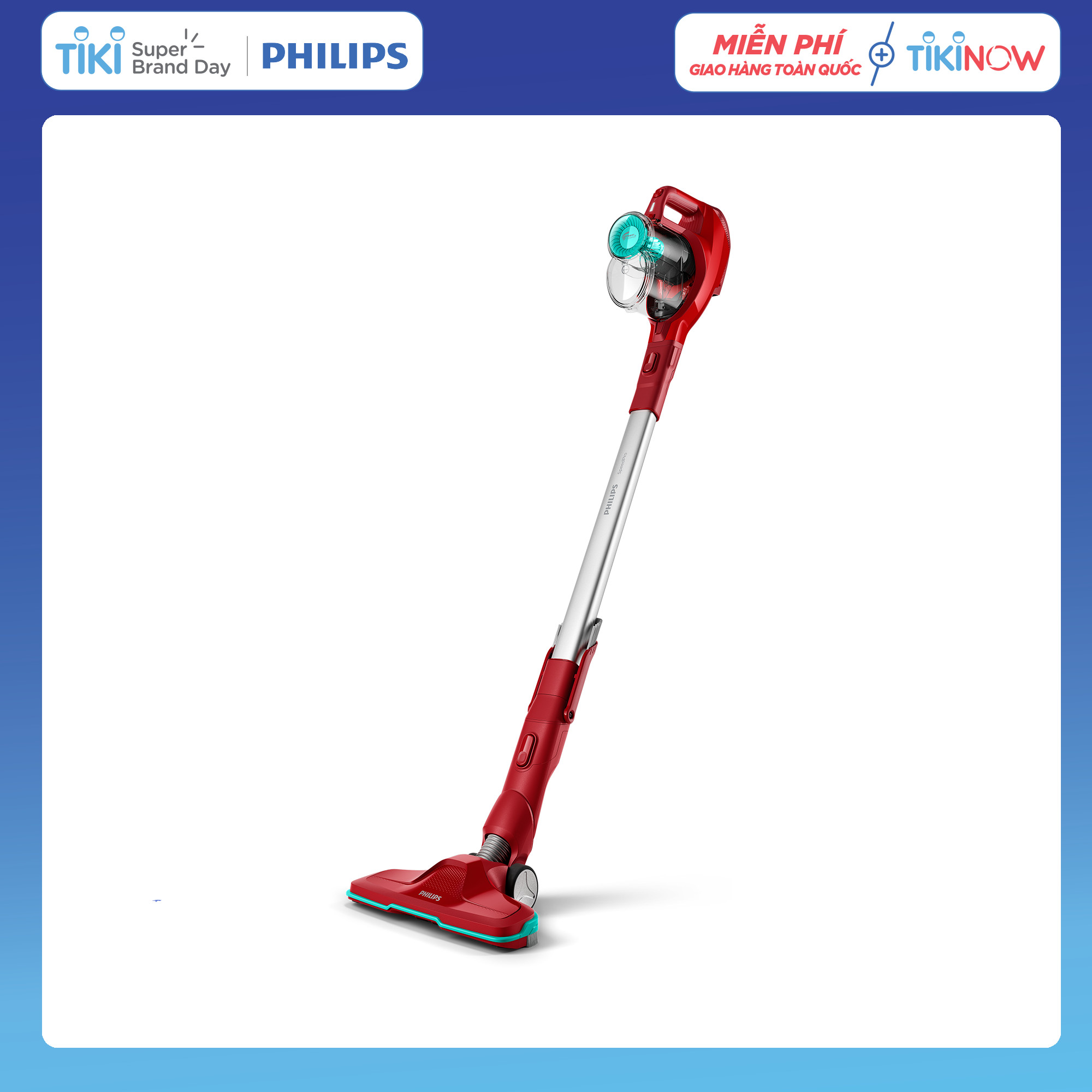 Máy Hút Bụi Không Dây Có Cán Philips FC6721 - Hàng Chính Hãng