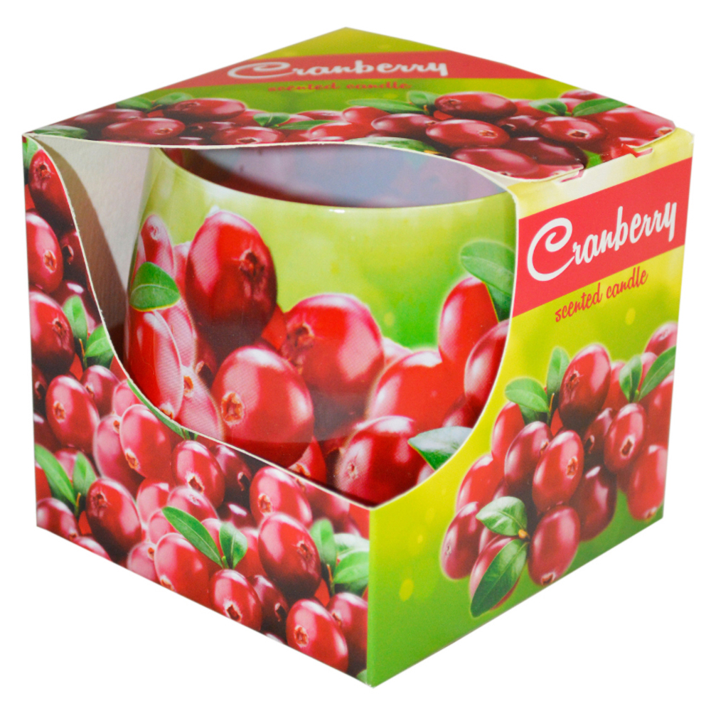 Ly nến thơm tinh dầu Admit Cranberry 100g QT04535 - nam việt quất