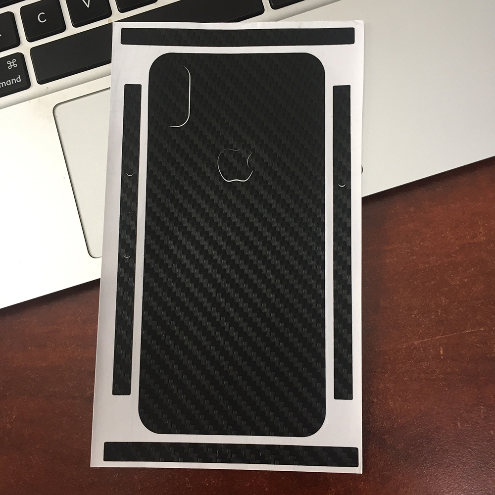 Miếng dán mặt sau vân carbon cho iPhone X/ Xs