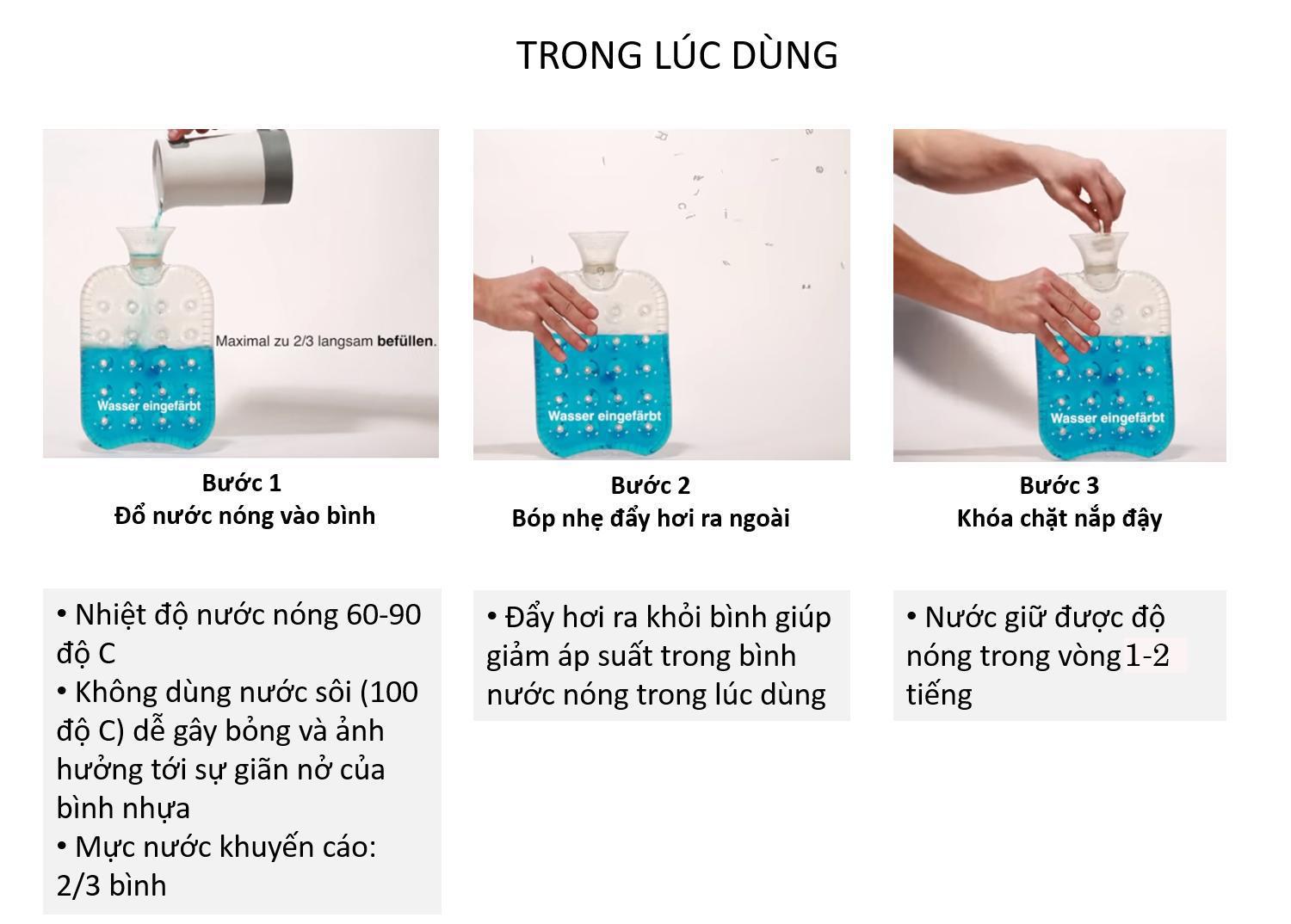 Túi chườm nóng lạnh Fashy Đức dòng cổ điển phù hợp cho người lớn