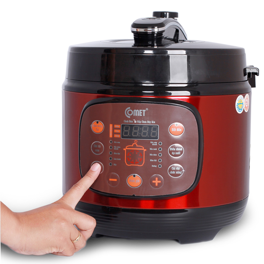 Nồi Áp Suất Điện Nắp Gài Comet CM6155 - Hàng Chính Hãng