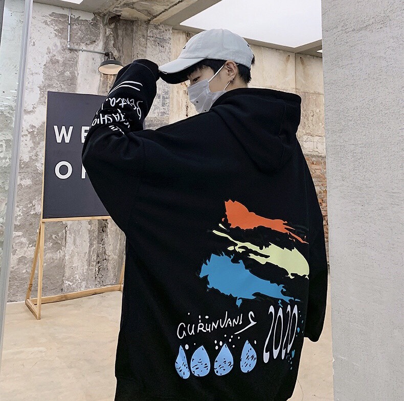 Áo hoodie unisex form rộng WIND Nỉ Ngoại 2020 Swag, áo hoodie ullzang WIND