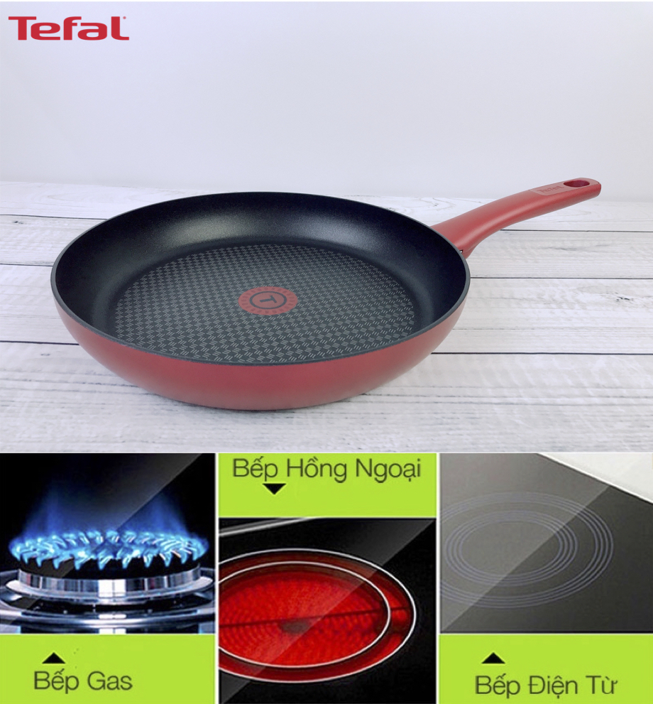 Chảo chống dính đáy từ Tefal Character - Lòng cạn