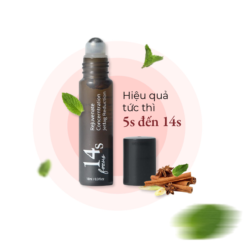 Tinh dầu lăn 14S Focus 10ml 100% Natural - Giúp tập trung, phấn chấn