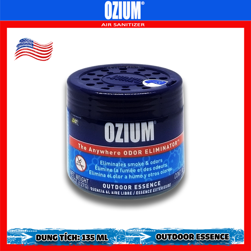 Khử mùi ô tô Ozium Gel 4.5 oz (135 ml) Outdoor Essence - Combo 4 hộp