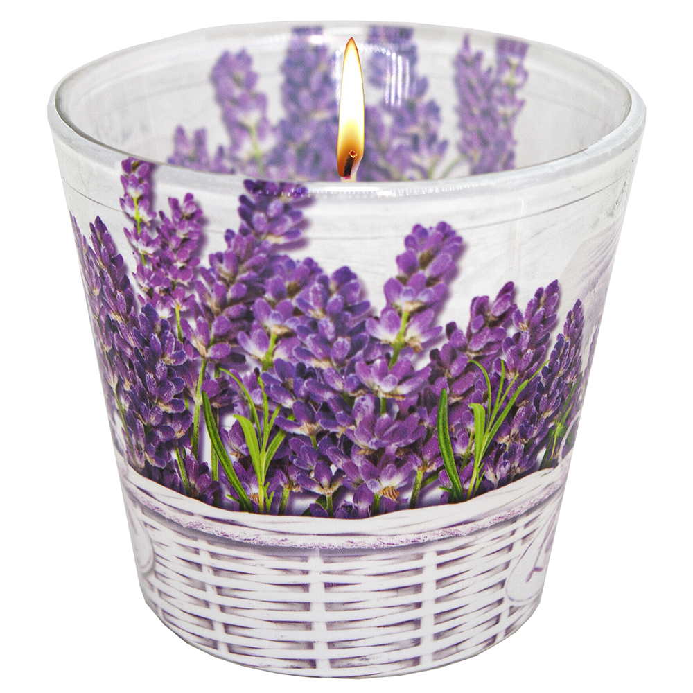 Ly nến thơm tinh dầu Bartek Lavender Basket 115g QT024459 - hoa oải hương (giao mẫu ngẫu nhiên)