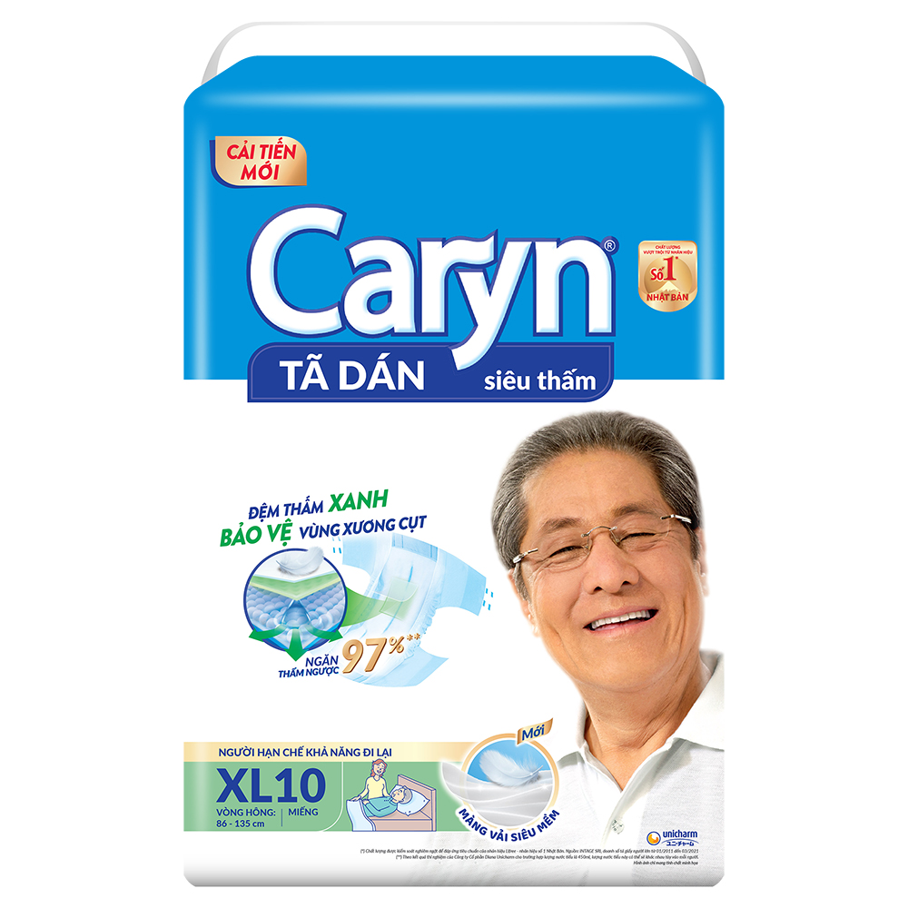 Tã dán người lớn Caryn XL10 (10 Miếng)