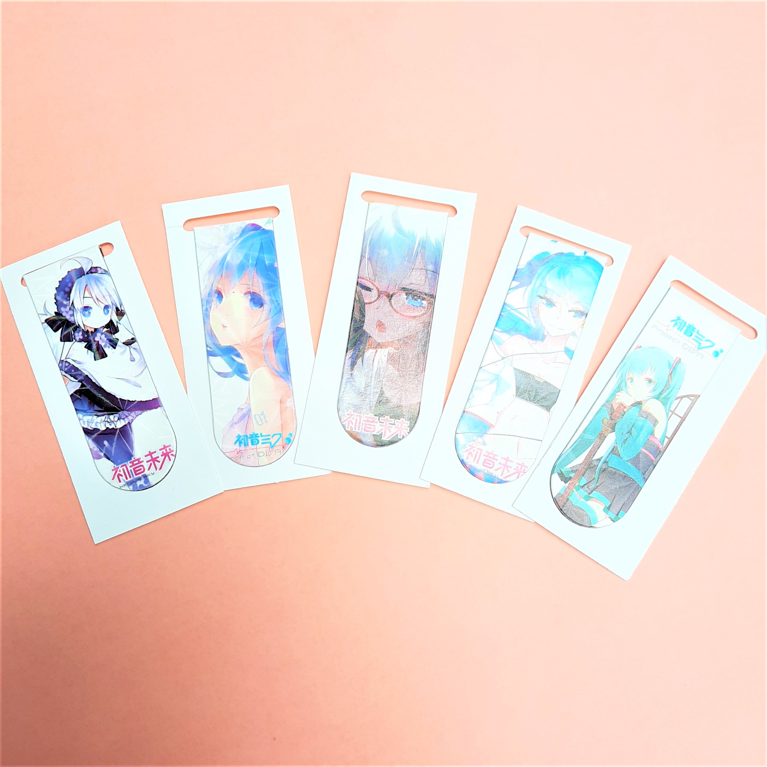 Combo 5 Bookmark Nam Châm Đánh Dấu Sách - Anime (Mẫu Ngẫu Nhiên)