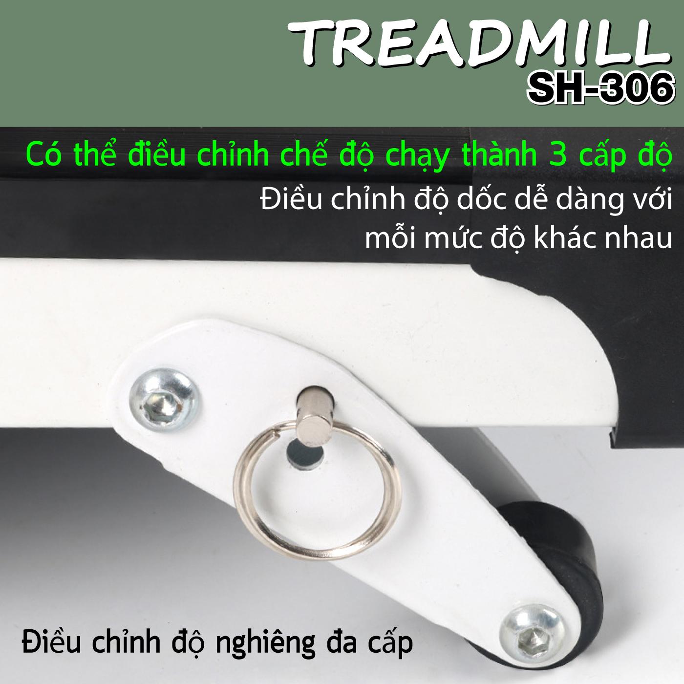 Máy chạy bộ cơ đa năng BG mẫu mới Treadmill SH306 5 in 1 thích hợp cho mọi lứa tuổi luyện tập (hàng nhập khẩu)