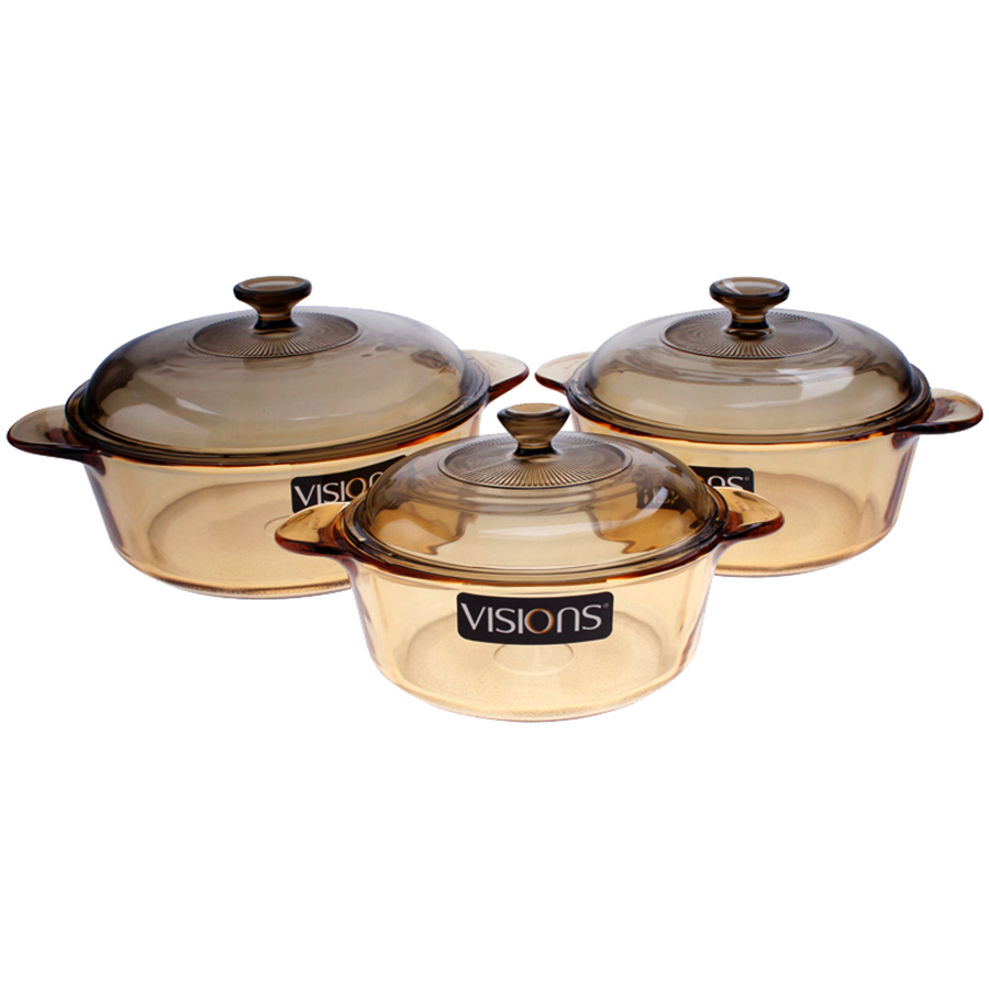Bộ Nồi Thủy Tinh Visions VS-332/CL1