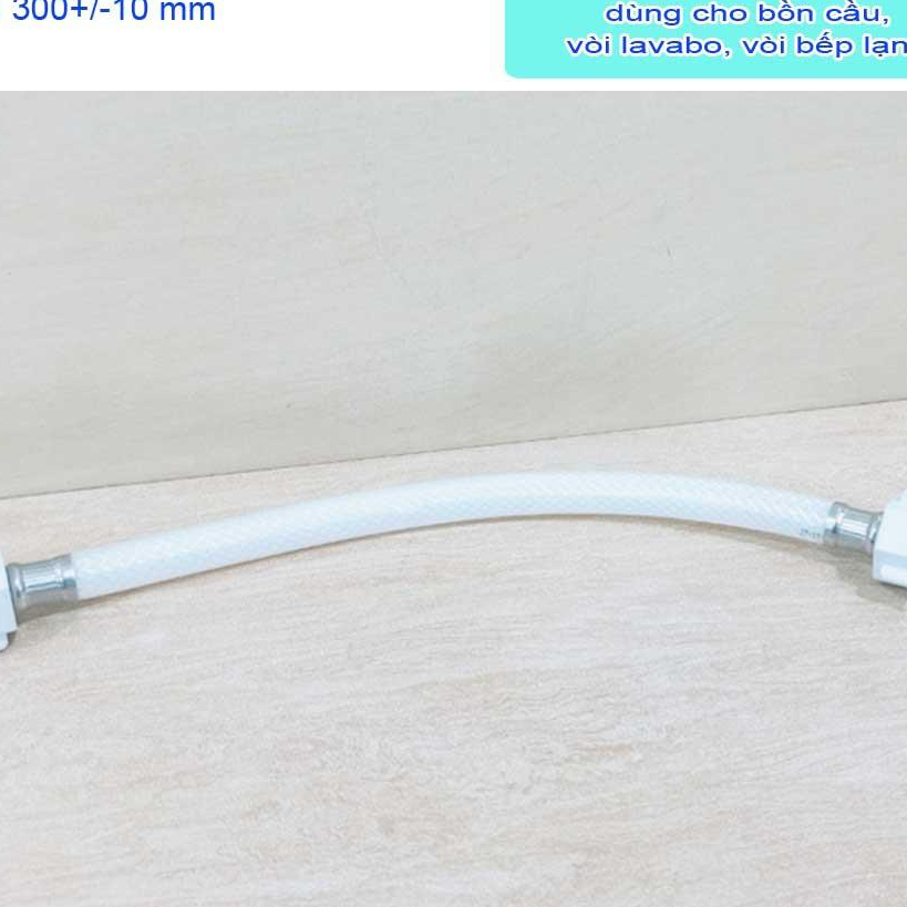Dây cấp vòi nước 40cm dây cấp nước nhựa KAG-DCNN400, dây cấp nước nhựa 100% không gỉ séc