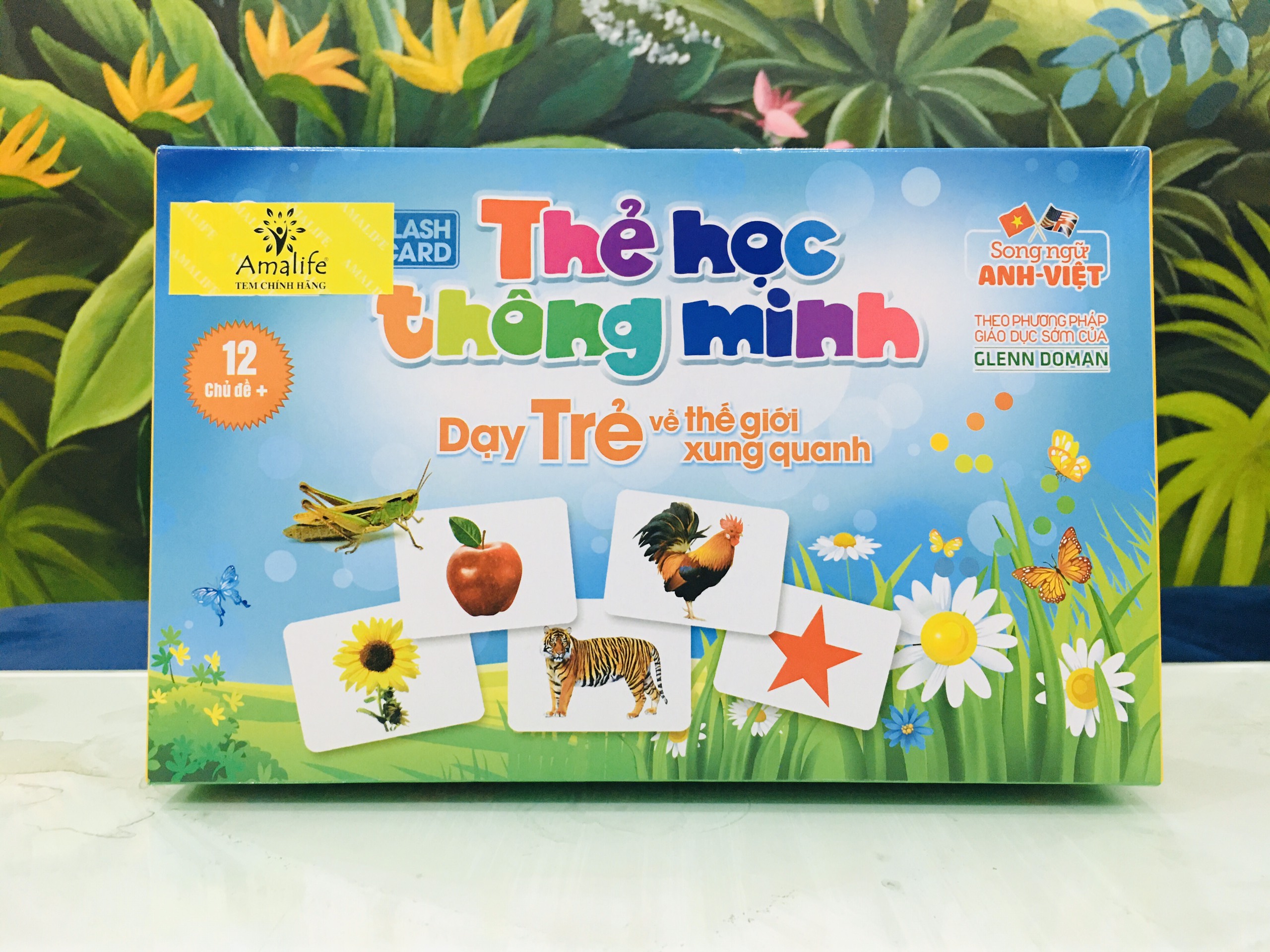 Thẻ Học Thông Minh Flashcard Song Ngữ Cho Bé