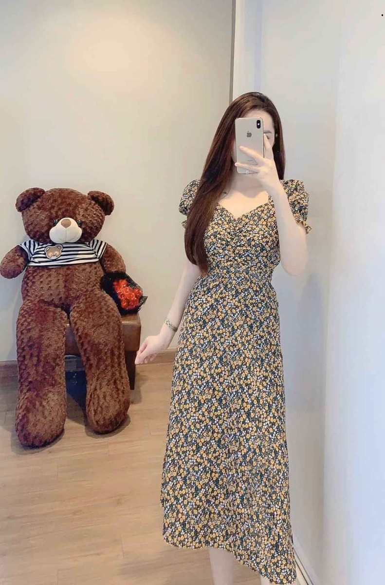 ĐẦM MAXY HOA NHÍ HOT TREND