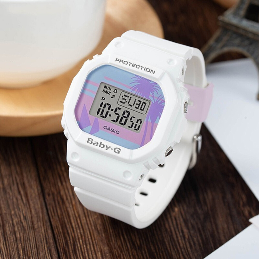 Đồng hồ nữ dây nhựa Casio Baby-G chính hãng BGD-560BC-7DR