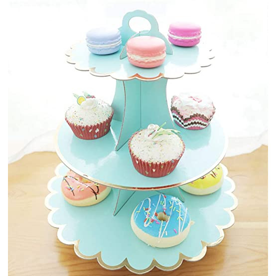 Đế bánh cupcake xanh ngọc