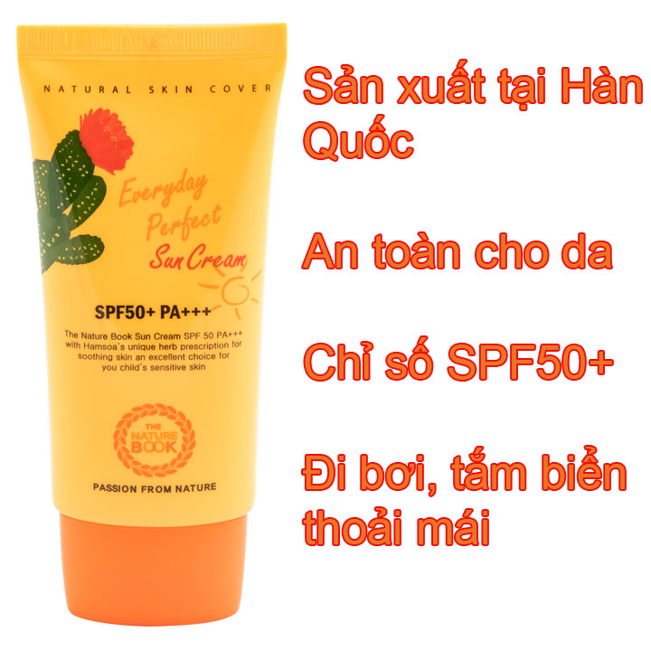 Kem chống nắng everyday perfect sun cream SPF 50+ PA+++ - The Nature Book