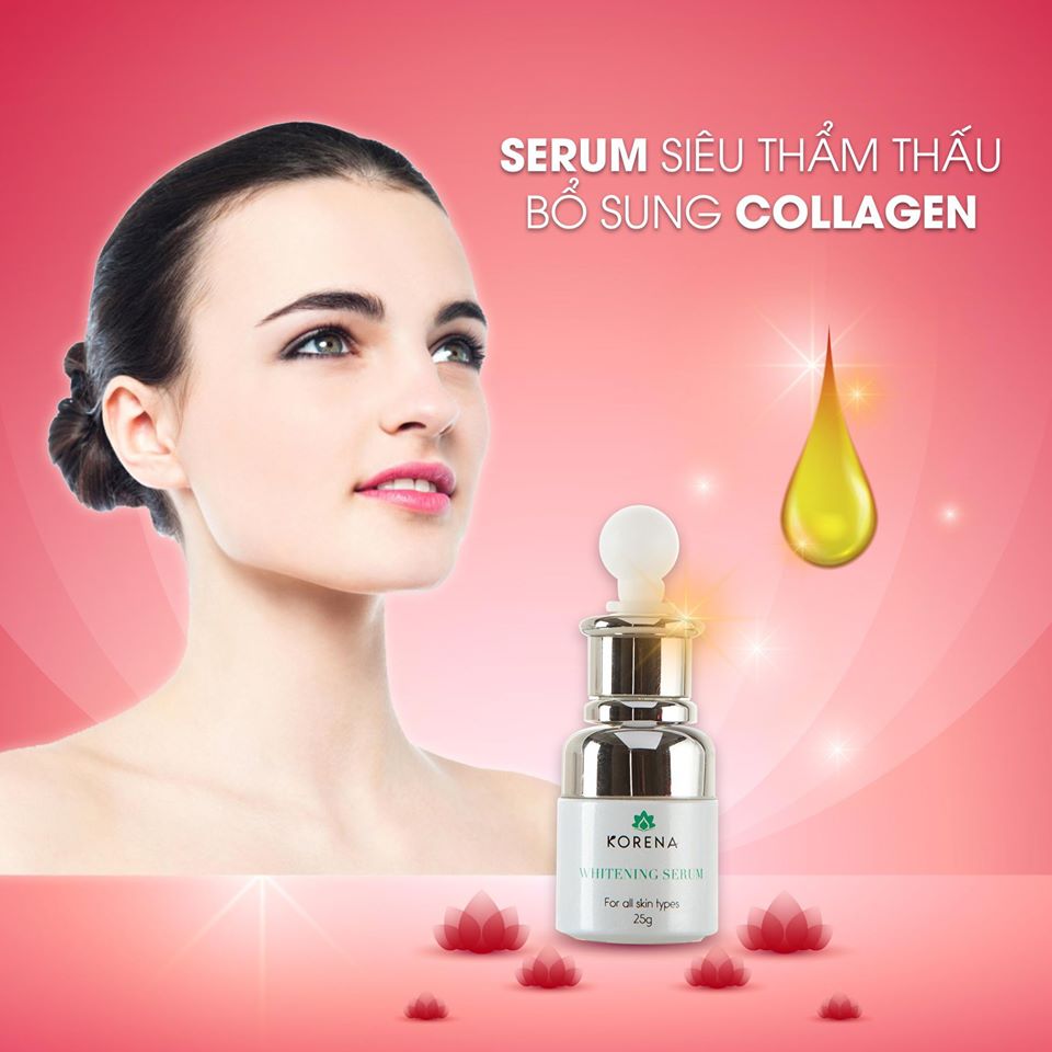 Serum 3in1  Dưỡng Trắng - Dưỡng  Ẩm - Bổ Sung Collagen( Whitening Serum )