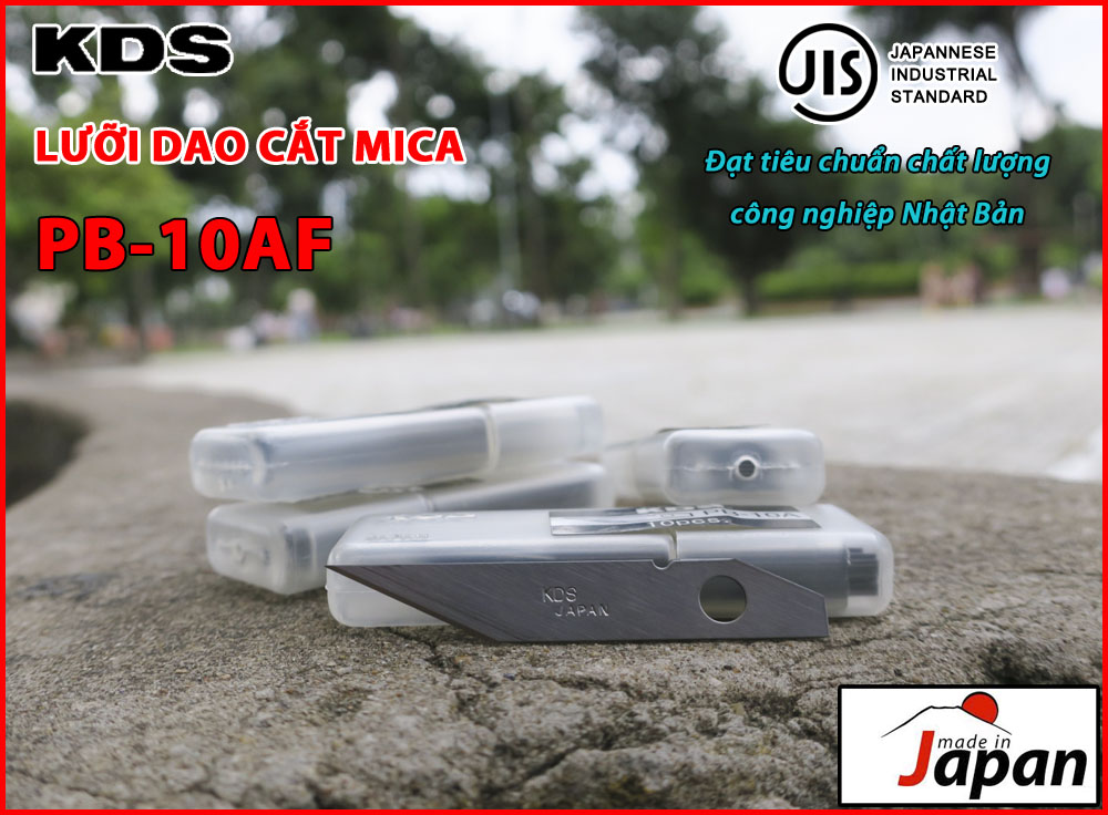 LƯỠI DAO CẮT MICA MŨI THẲNG KDS PB-10AF