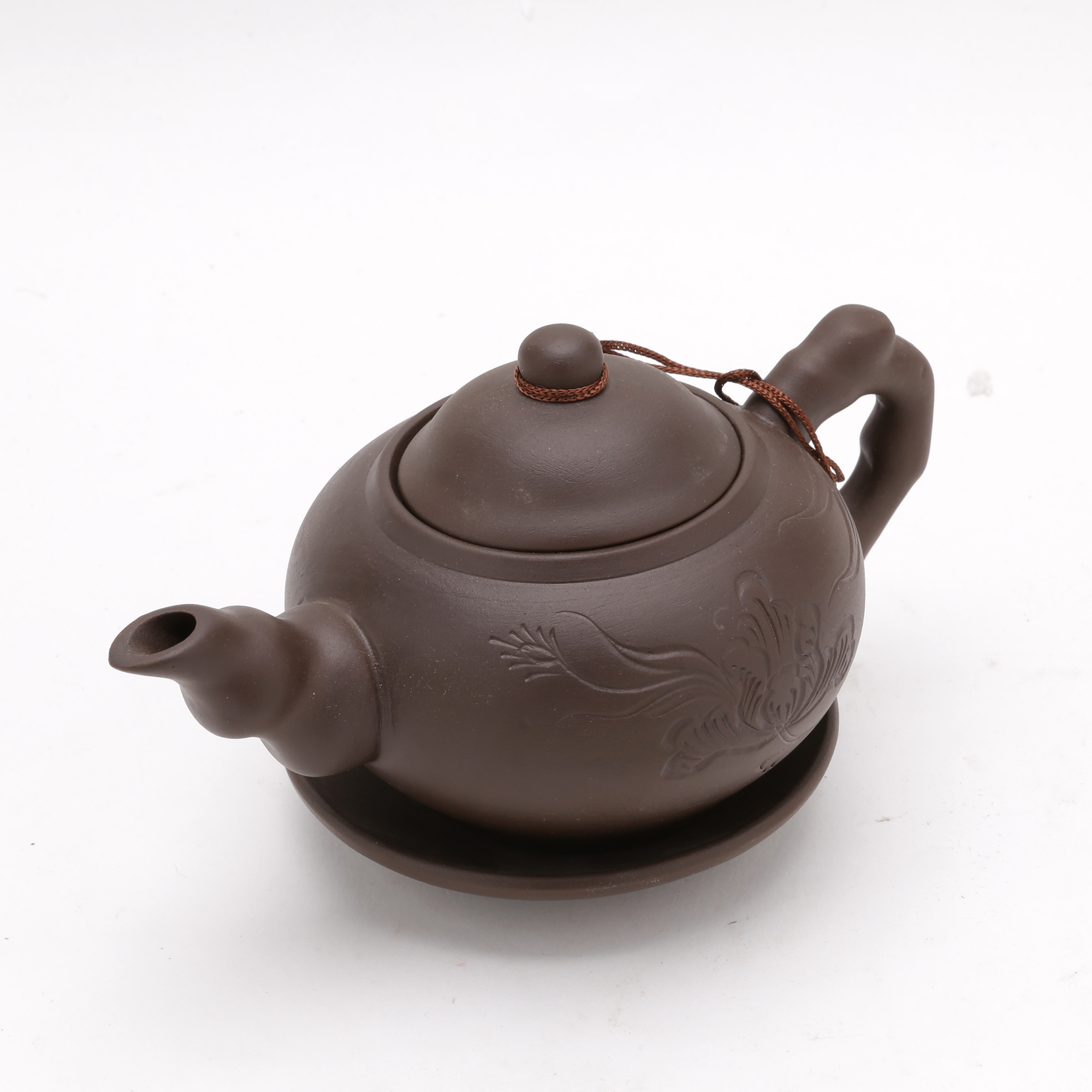 Bộ bình trà Tử Sa khay lá MNV-BT193