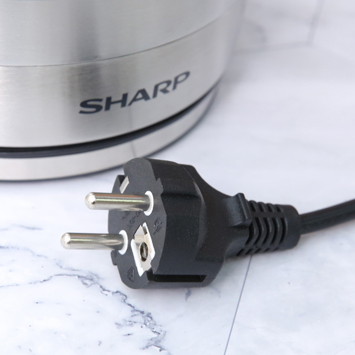 Bình Đun Siêu Tốc Sharp EKJ-17EVSD-WD (1.7 lít) - Hàng Chính Hãng