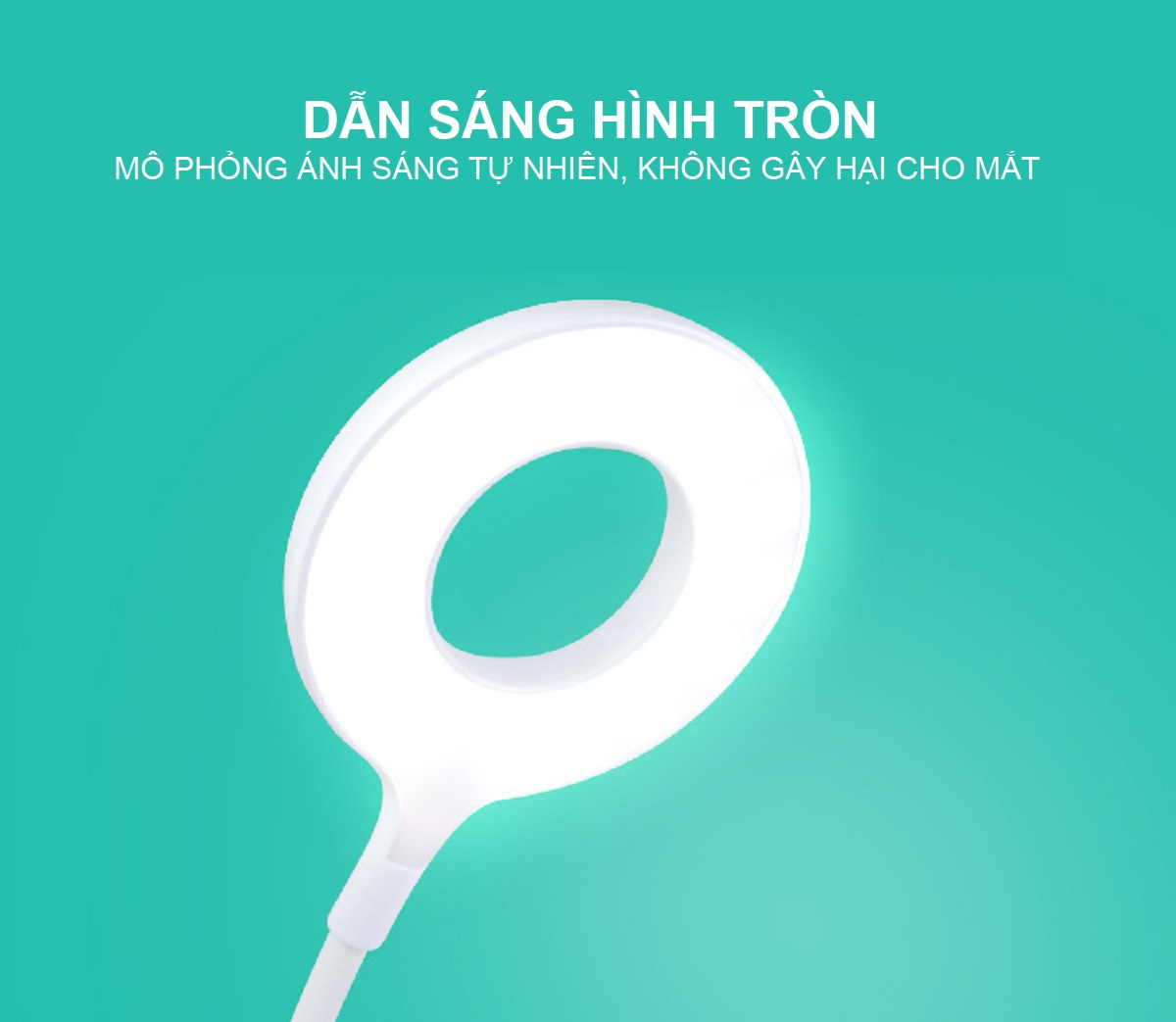 Đèn Bàn Học Đọc Sách, Làm Việc LED Chống Cận, Cảm Ứng Tích Điện Pin 2500mAh Elights BT-618