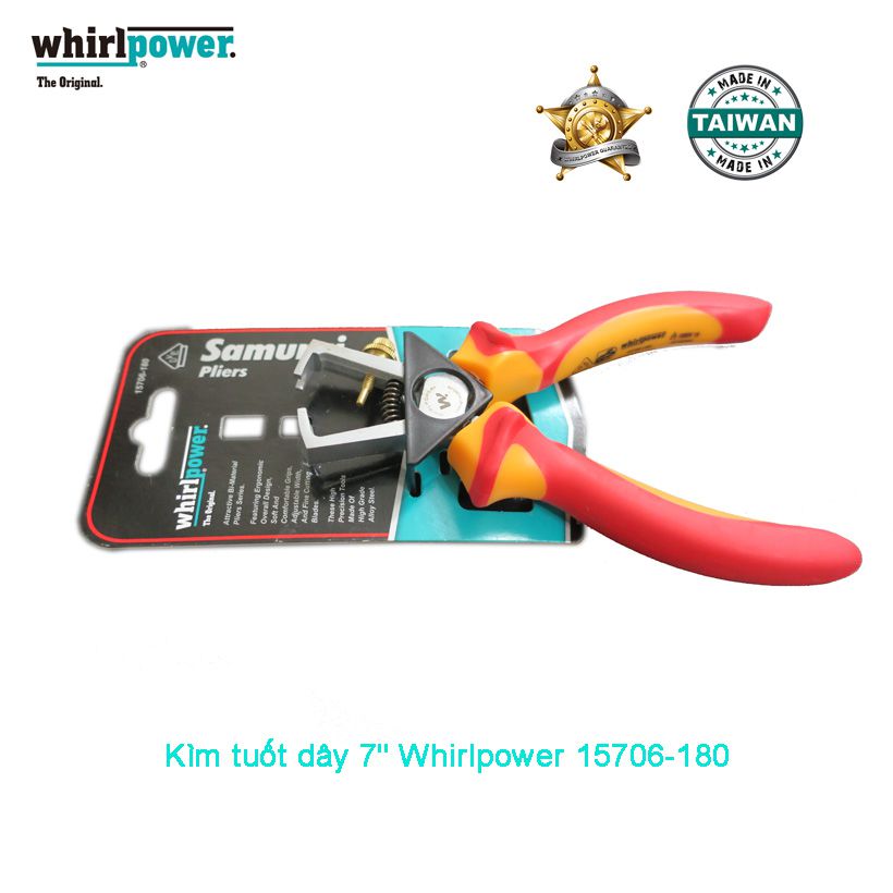 KÌM TUỐT DÂY 7&quot; CÁCH ĐIỆN 1000V WHIRLPOWER