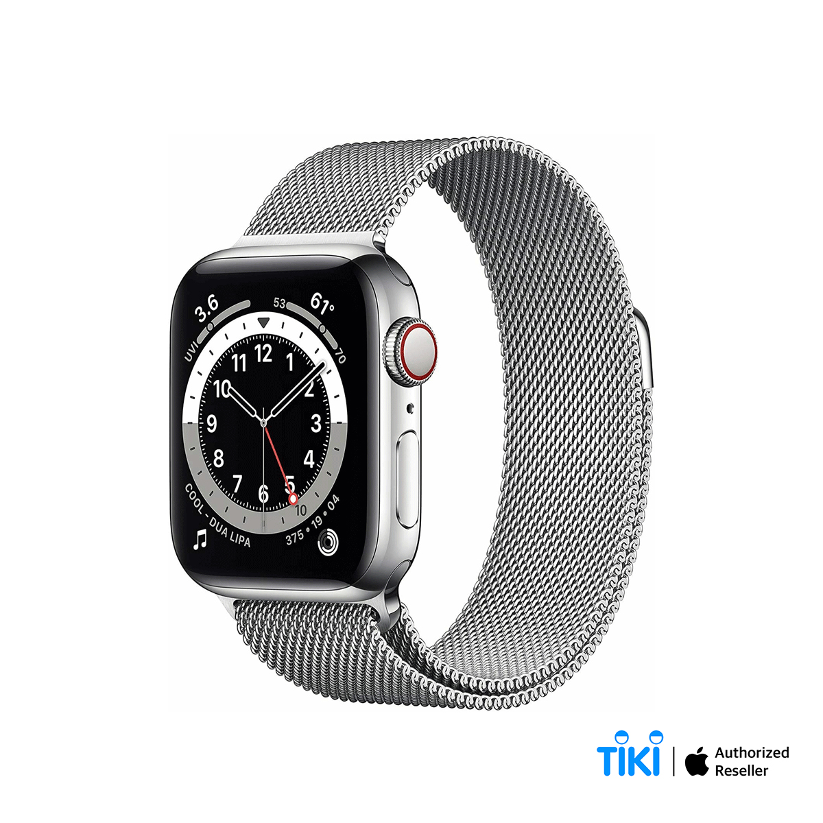 Apple Watch Series 6 LTE GPS + Cellular (Viền Thép, Dây Thép) - Silver