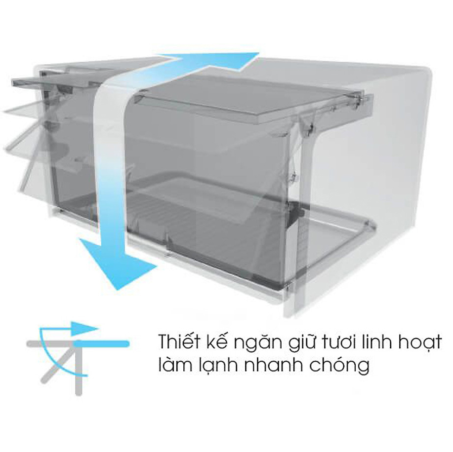 Tủ lạnh Sharp Inverter 182 lít SJ-X201E-SL