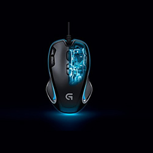 Chuột game có dây Logitech G300S - 9 nút bấm có thể lập trình, 7 màu RGB - Hàng chính hãng