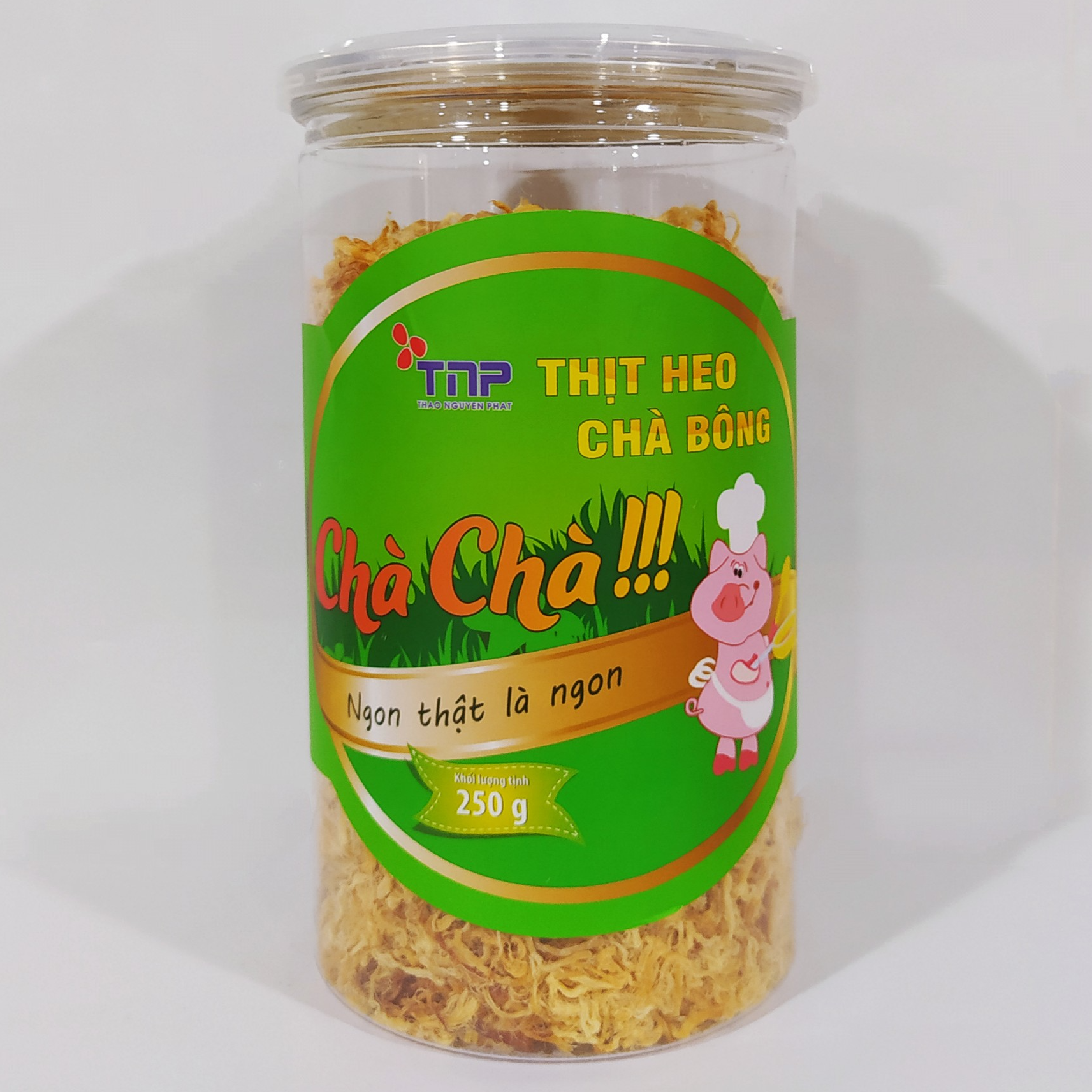 Combo 1 hũ chà bông heo TNP 250g và 1 hũ thịt heo sấy giòn 110g