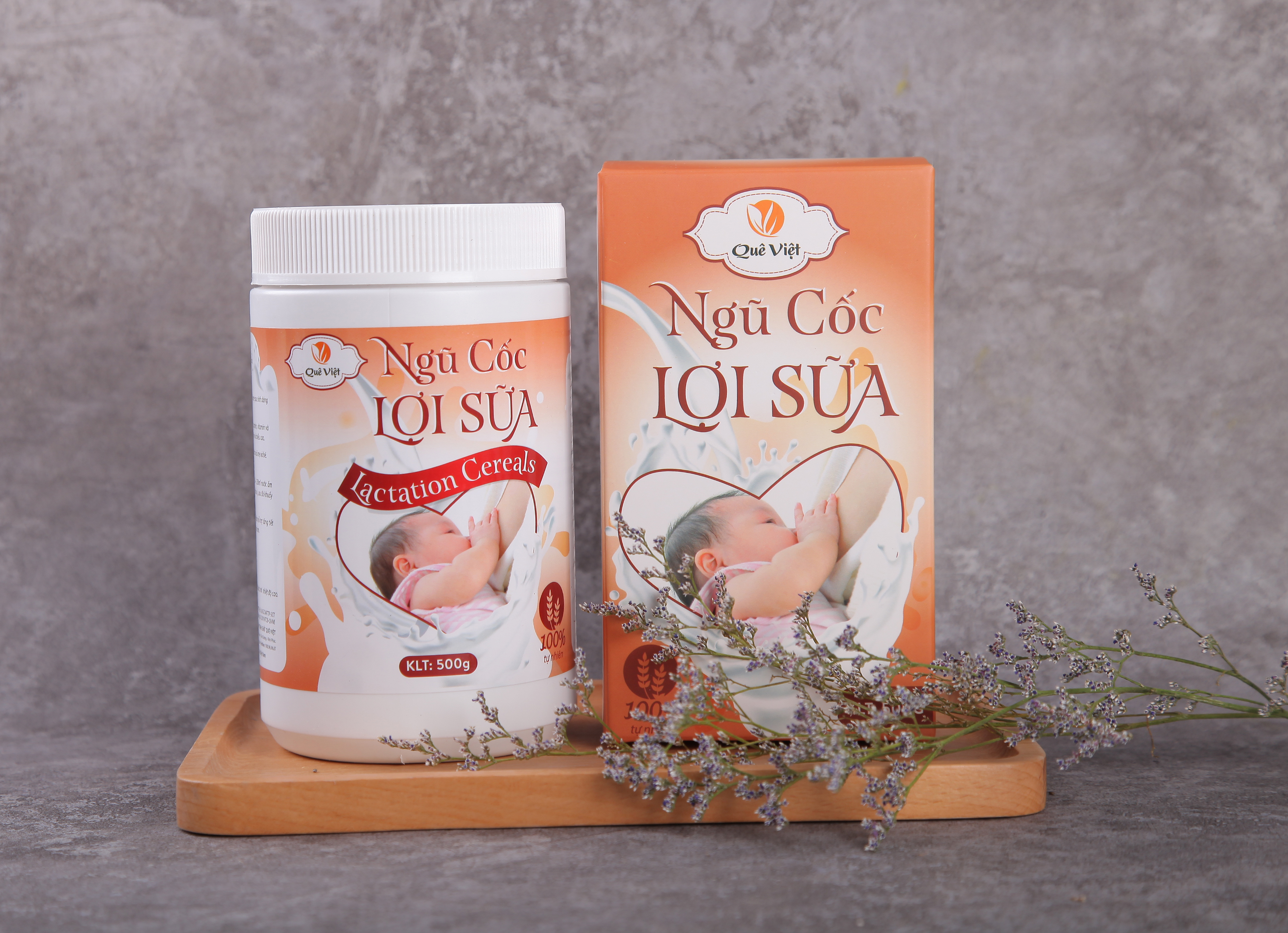 Ngũ Cốc Lợi Sữa Quê Việt - 100% nguyên liệu hữu cơ - Sữa về nhiều, nhanh, bổ xung dinh dưỡng cho bé