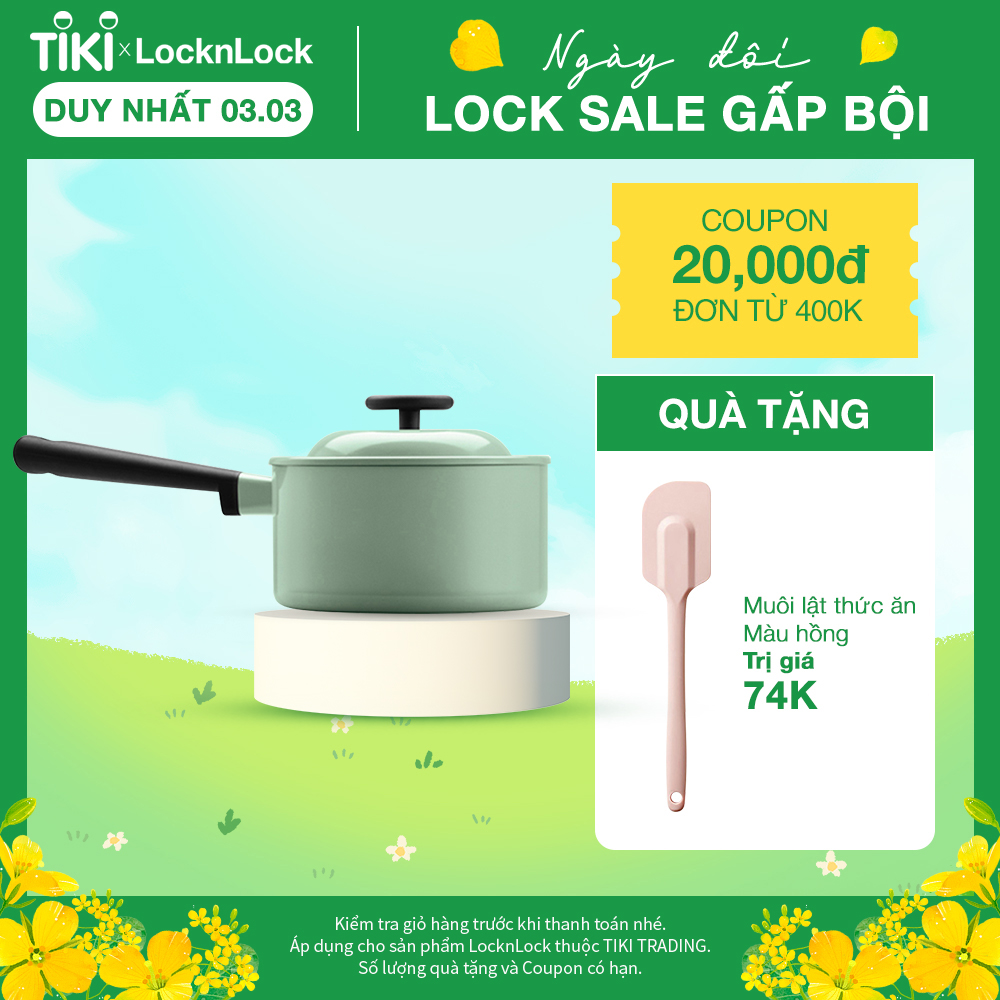 Nồi Decor Lock&amp;Lock LDE1181IH (18cm) - Màu Mint