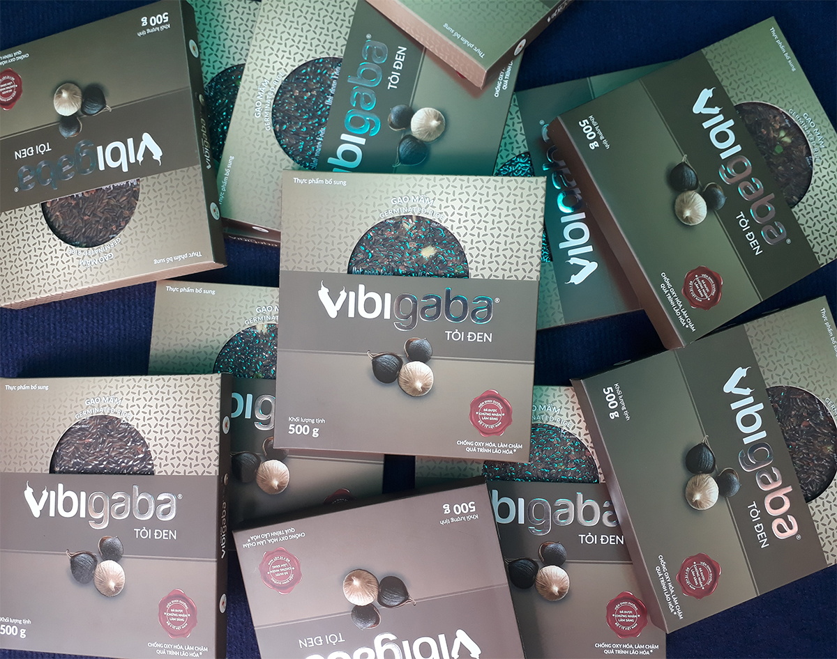 Gạo mầm tỏi đen vibigaba 500G
