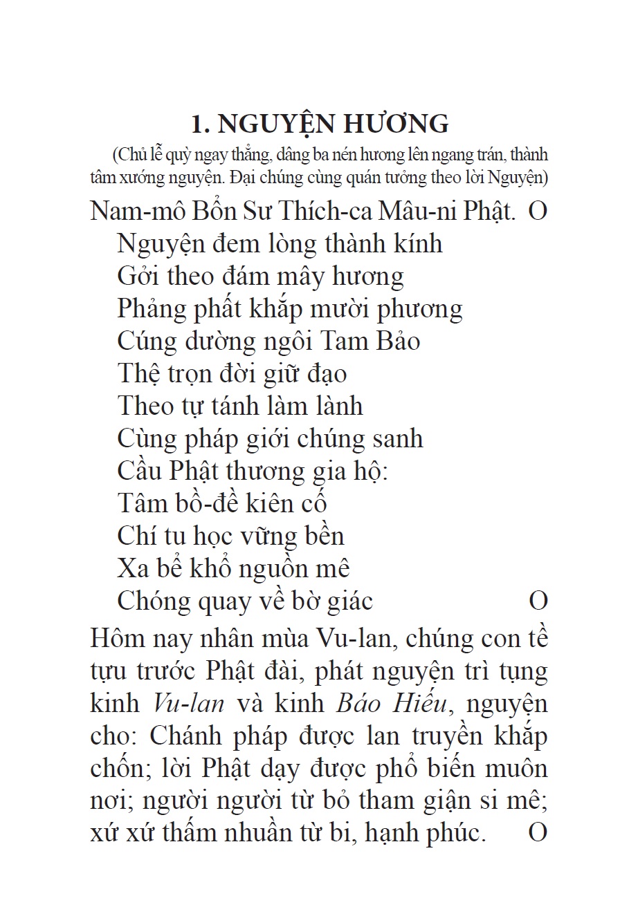 Kinh Vu Lan Báo Hiếu (Tái bản 2018)