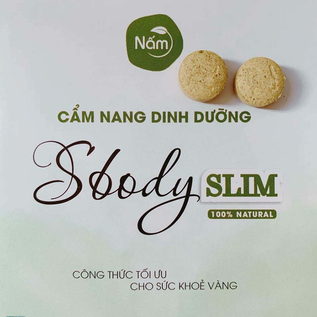 (2 Hộp) Sbody Slim Viên uống hỗ trợ Giảm Cân Nấm - Giảm Thèm Ăn Không Hại Sức Khoẻ