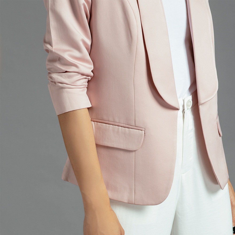 Áo Khoác Blazer Hity TOP117 (Hồng Anh Đào Sakura)