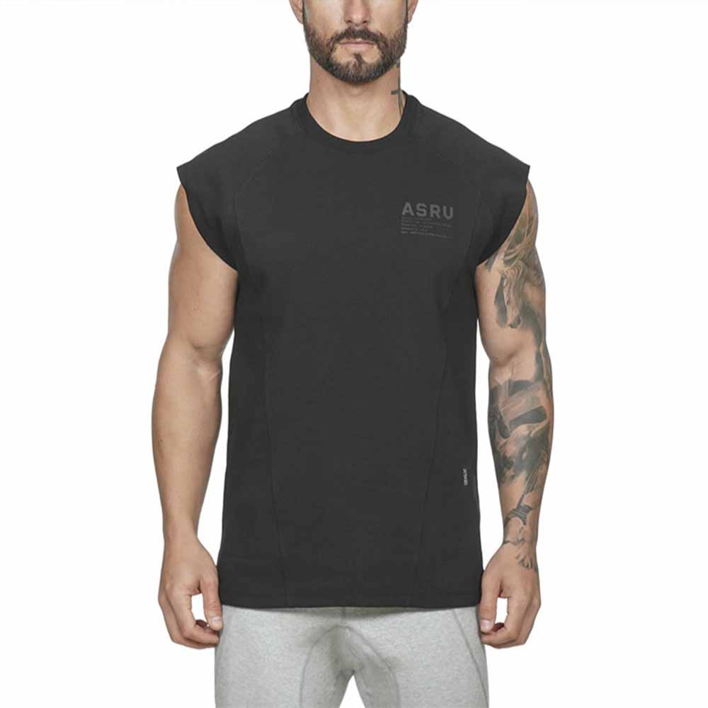 Áo tanktop nam tập gym ASRV, Áo gym nam ba lỗ, Áo ba lỗ nam tập gym nam, Áo tanktop bóng rổ - Thích hợp tập gym, chạy bộ, bóng rổ vận động cực kì thoải mái (SP125)