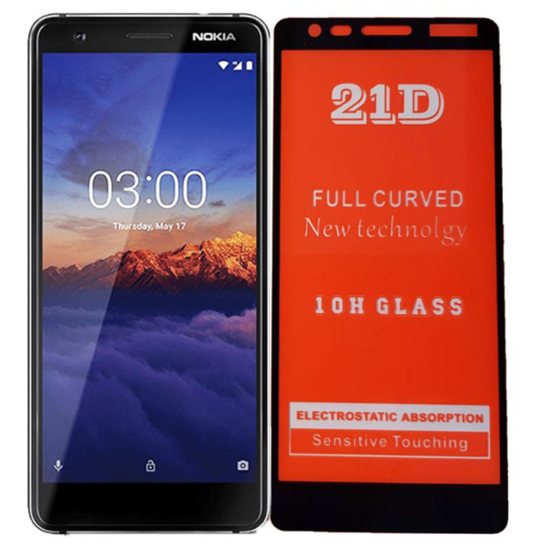 Kính Cường Lực 21D cho NOKIA 3.1 Full Keo Màn Hình 21D SIÊU BỀN, SIÊU CỨNG, ÔM SÁT MÁY WGW CHÍNH HÃNG