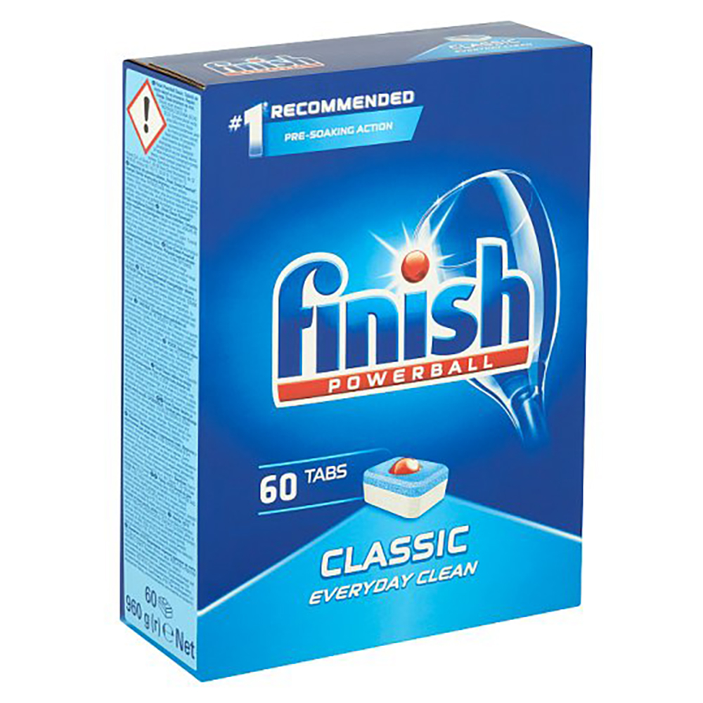 Hộp 60 viên rửa chén Finish Classic Dishwasher Tablets QT09443