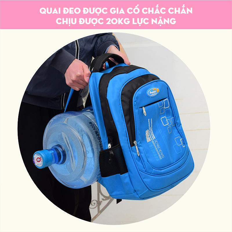 Balo Học Sinh Tiểu Học Bảo Vệ Cột Sống Mẫu Mới - Balo Thời Trang Chống Gù Cho Bé Giá Tốt - Nhẹ Tựa Lông Hồng