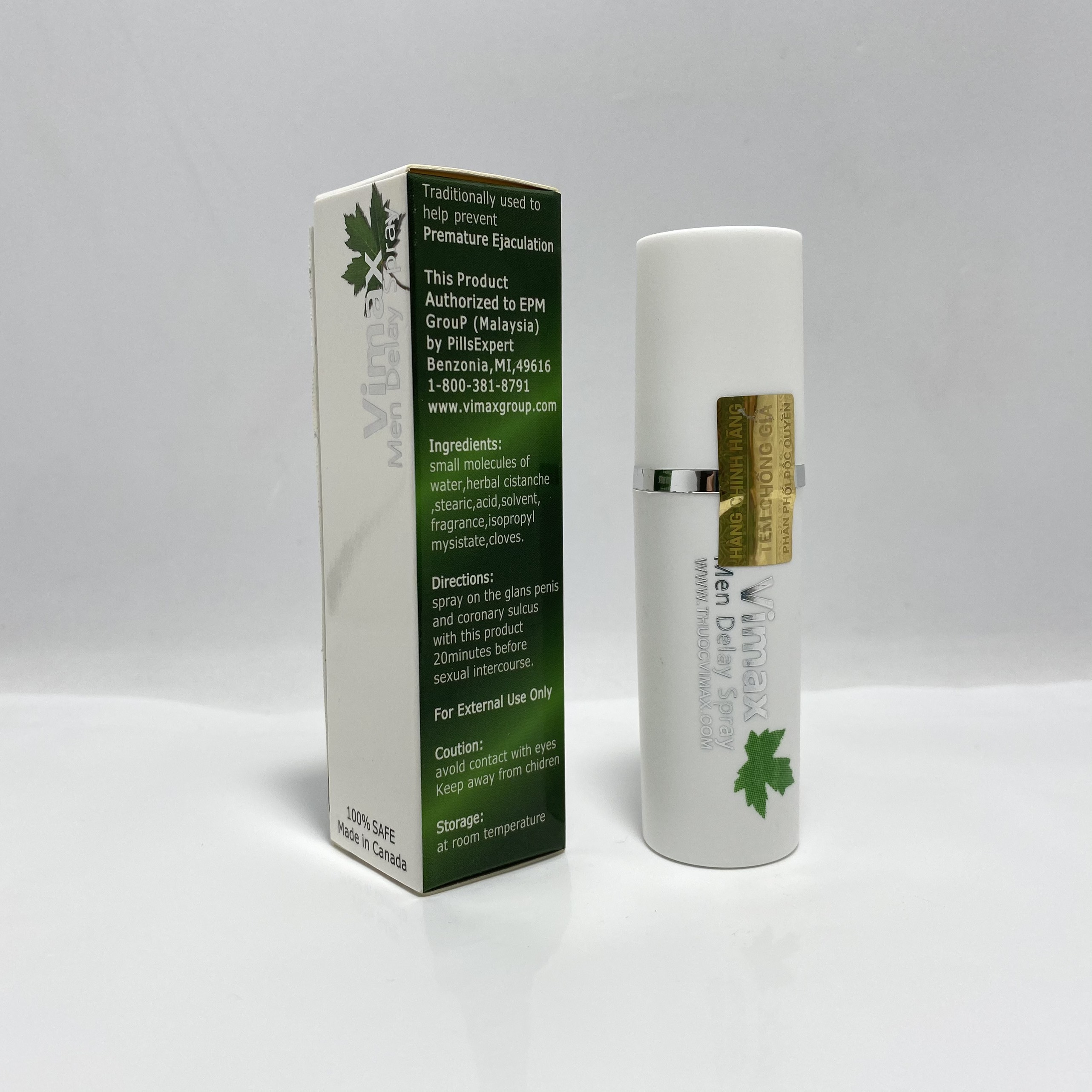 Chai Xịt Kéo Dài Thời Gian Vimax Men Delay Spray + Bcs Power Men (Hộp 3 Cái) - Hàng Chính Hãng 100% - Che Tên Sản Phẩm
