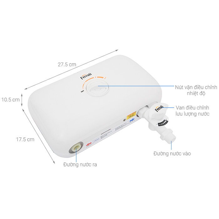 Máy Nước Nóng Ferroli Rita FS-4.5TE (4500W)