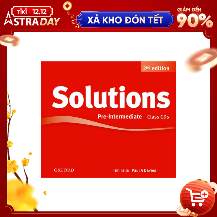 [Hàng thanh lý miễn đổi trả] Solutions (2E) Pre-Intermediate Class Audio CDs (3 Discs)