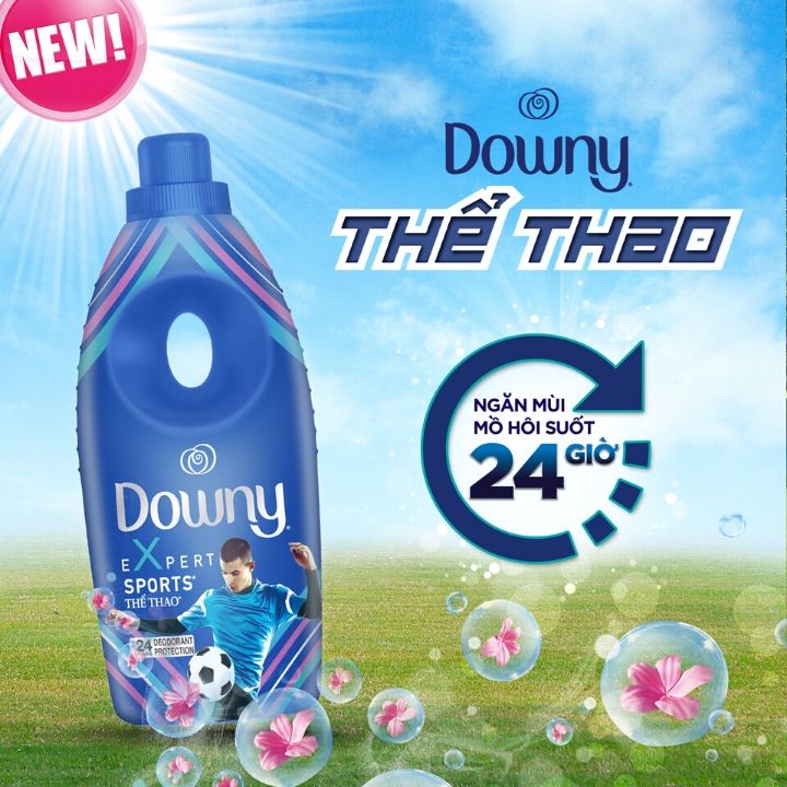 Combo 3 Nước xả vải Downy thể thao 1.5L