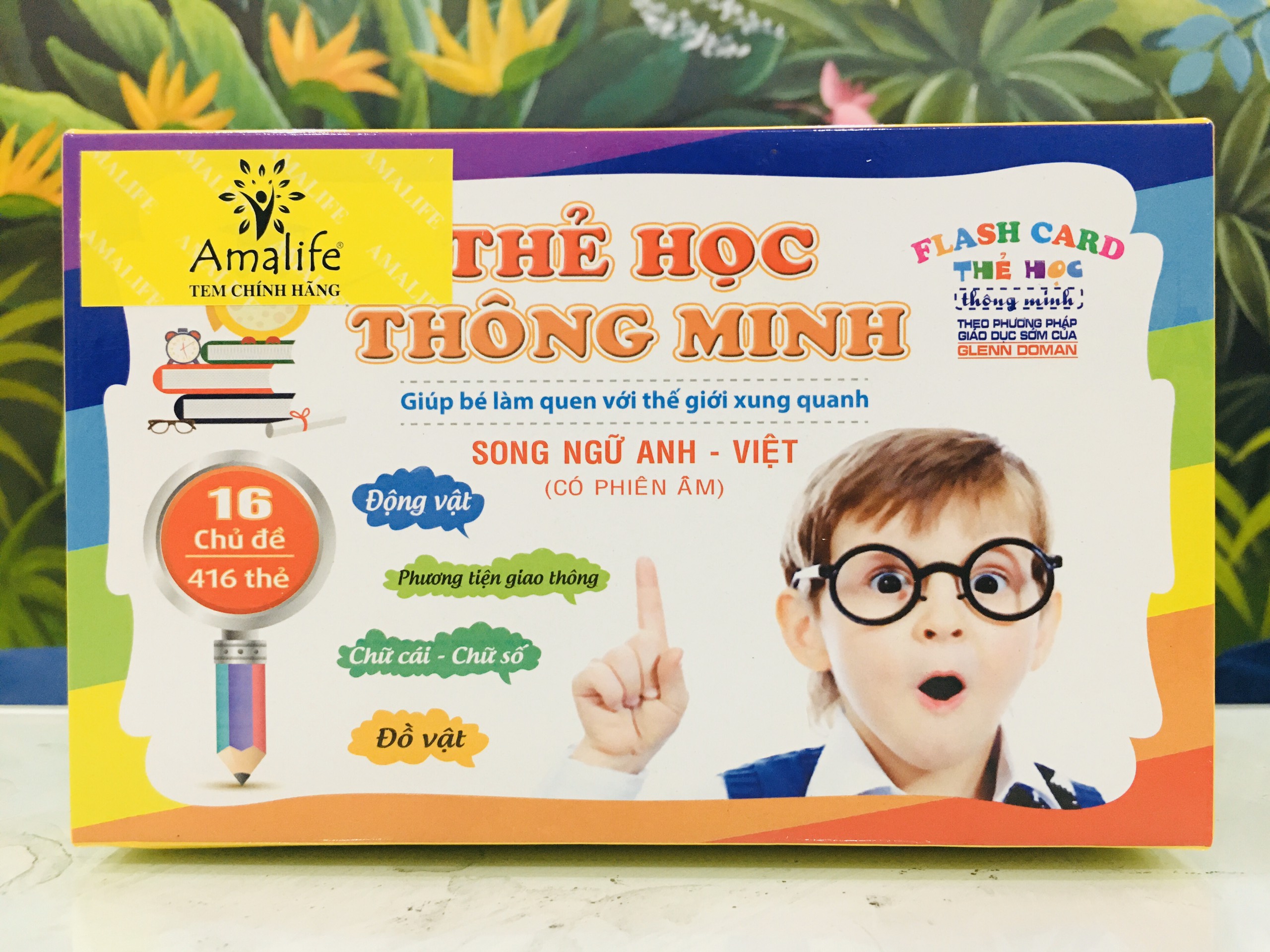 Thẻ Học Thông Minh Flashcard Song Ngữ Cho Bé