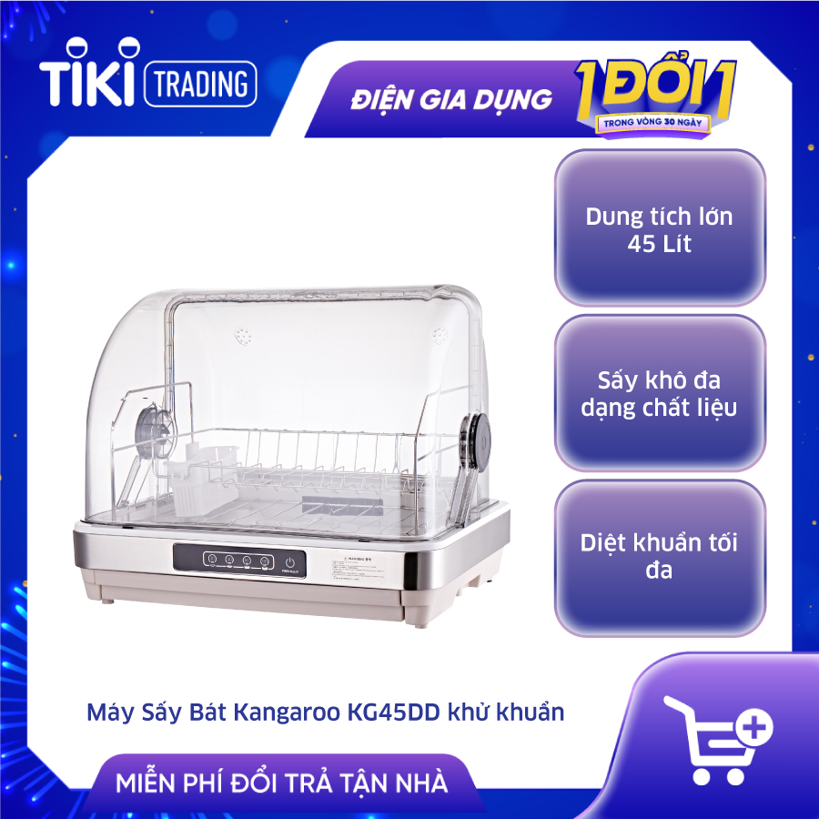 Máy sấy chén  tiệt trùng Kangaroo KG45DD  - Hàng chính hãng