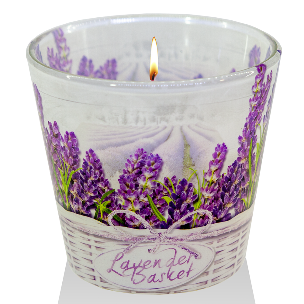 Ly nến thơm tinh dầu Bartek Lavender Basket 115g QT024459 - hoa oải hương (giao mẫu ngẫu nhiên)