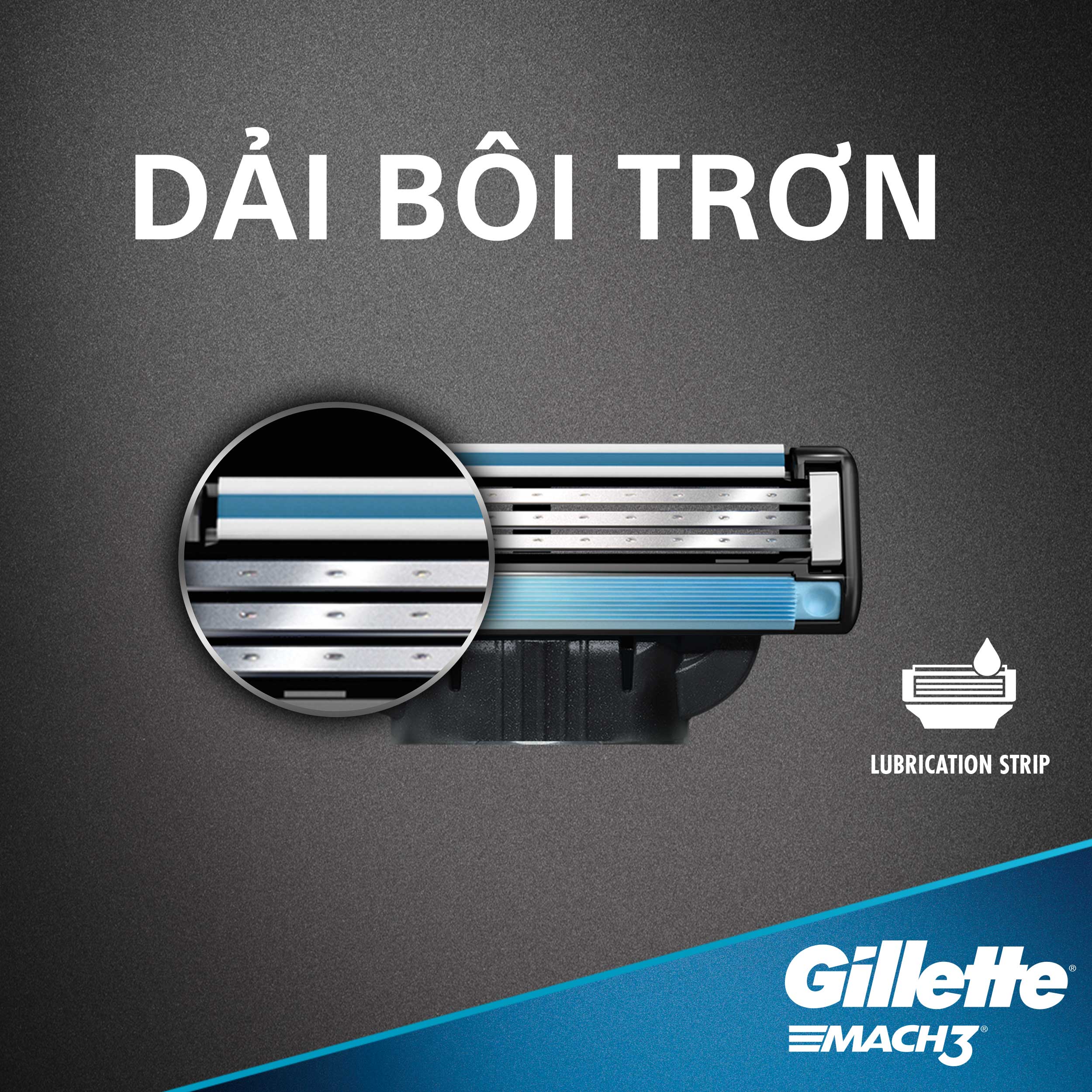 Lưỡi Dao Cạo GILLETTE Mach3 x6 Lưỡi