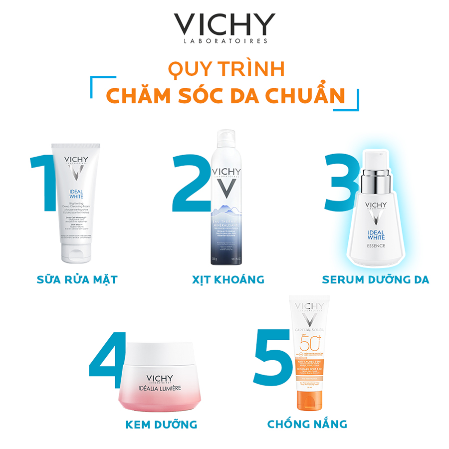 Tinh Chất Dưỡng Trắng Sâu 7 Tác Dụng Vichy Ideal White Meta Whitening Essence - 100854585 (30ml)