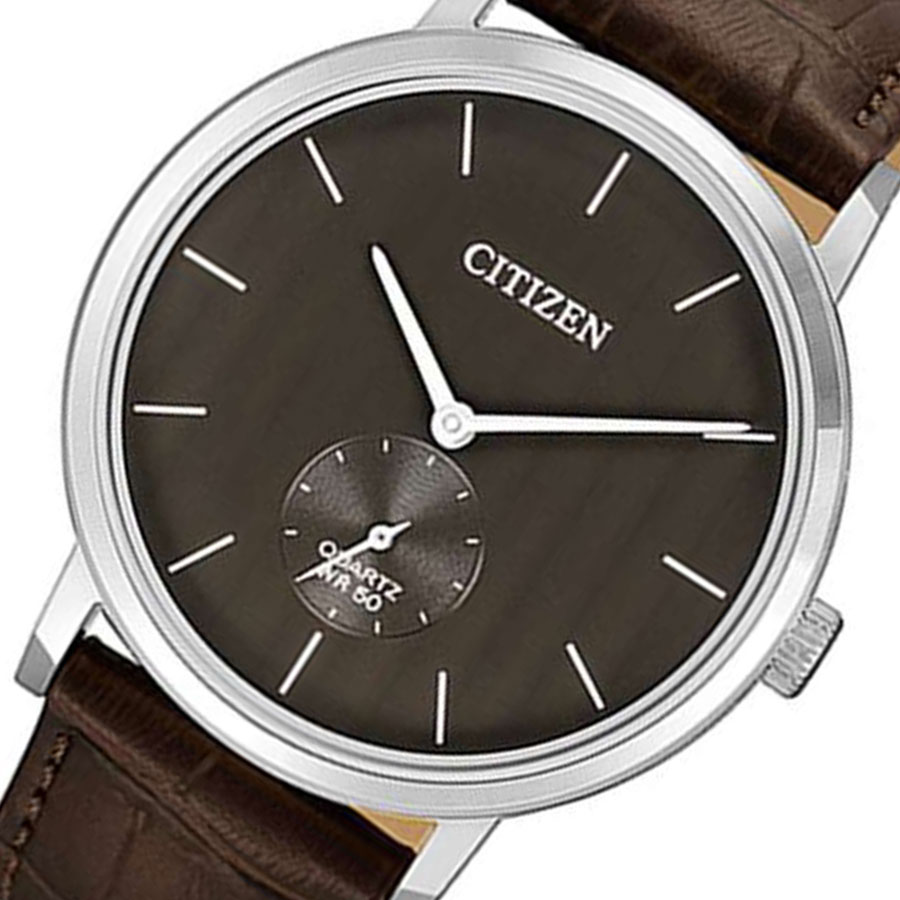 Đồng Hồ Citizen Nam Dây Da Pin-Quartz BE9170-13H - Mặt Xám (39mm)